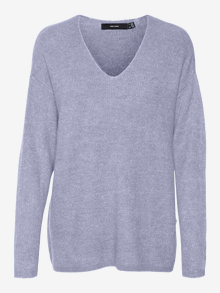 Vero Moda VMCREWLEFILE Pullover -Cosmic Sky - 10233357