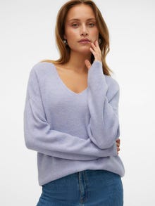 Vero Moda VMCREWLEFILE Pullover -Cosmic Sky - 10233357