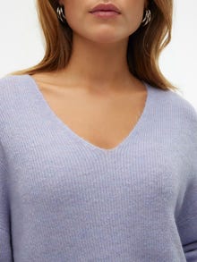 Vero Moda VMCREWLEFILE Pullover -Cosmic Sky - 10233357