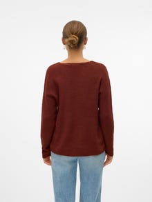 Vero Moda VMCREWLEFILE Pull-overs -Fired Brick - 10233357