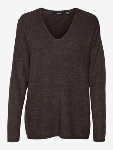 Vero Moda VMCREWLEFILE Pullover -Chocolate Torte - 10233357