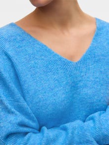 Vero Moda VMCREWLEFILE Pullover -Azure Blue - 10233357