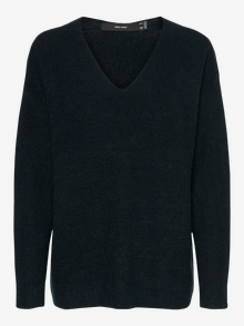 Vero Moda VMCREWLEFILE Pullover -Black - 10233364