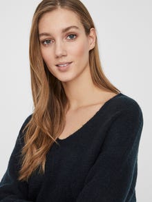 Vero Moda VMCREWLEFILE Pullover -Black - 10233364