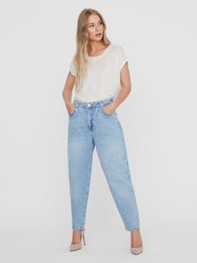 Vero Moda VMINA Ohlapno prileganje Kavbojke -Light Blue Denim - 10233475