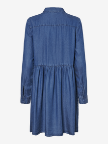 Vero Moda VMLIBBIE Lång klänning -Medium Blue Denim - 10233680