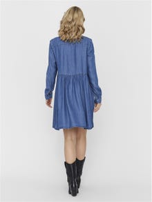 Vero Moda VMLIBBIE Lång klänning -Medium Blue Denim - 10233680