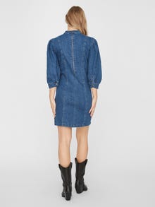 Vero Moda VMHACEL Vestido corto -Medium Blue Denim - 10233683