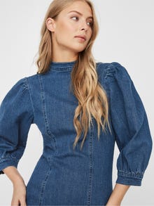 Vero Moda VMHACEL Vestido corto -Medium Blue Denim - 10233683