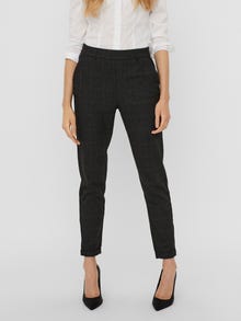 Vero Moda VMMAYA Mid waist Broek -Dark Grey Melange - 10233878