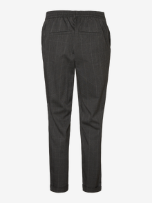 Vero Moda VMMAYA Mid waist Trousers -Dark Grey Melange - 10233888