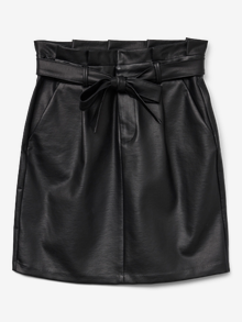 Vero Moda VMEVA Høj talje Kort nederdel -Black - 10233919