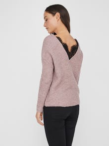 Vero Moda VMBUENALENA Pullover -Woodrose - 10234498