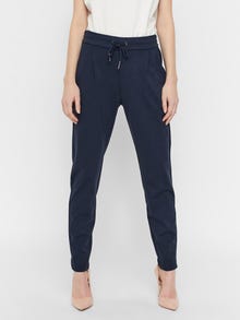 Vero Moda VMEVA Low rise Trousers -Navy Blazer - 10234504