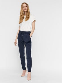 Vero Moda VMEVA Low rise Trousers -Navy Blazer - 10234504