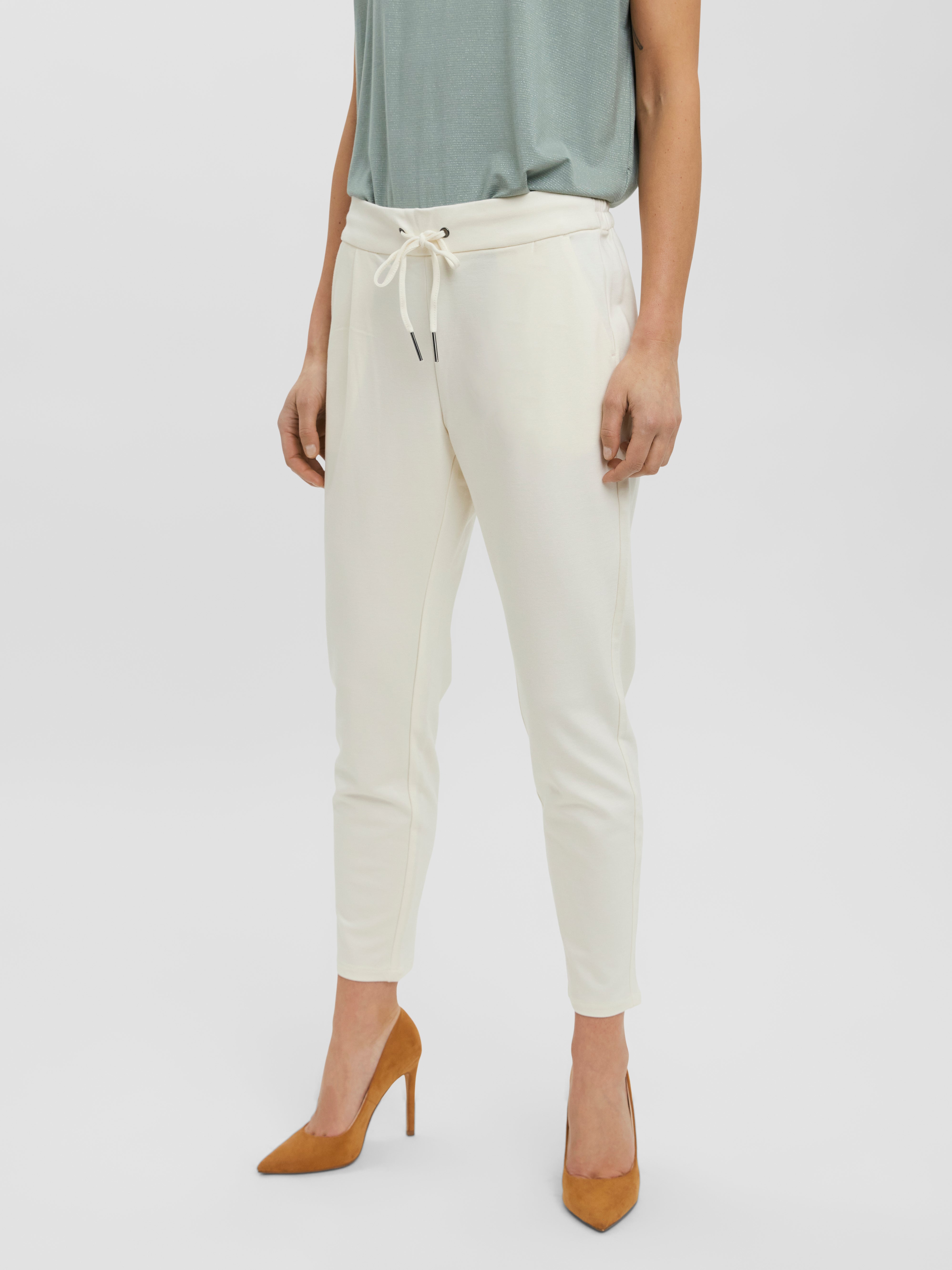 Buy White Trousers & Pants for Women by Vero Moda Online | Ajio.com