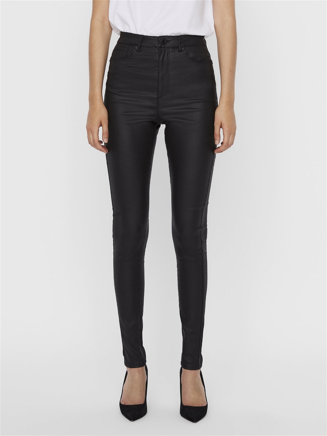 Shop Vero Moda Womens Leather Trousers up to 75 Off  DealDoodle