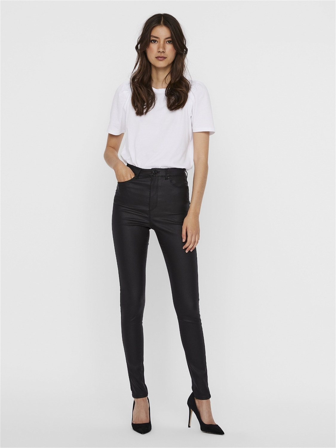 Comprar Pantalón chino negro Vero Moda VMTia maya para mujer online