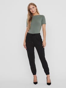 Vero Moda VMEVA Mid waist Trousers -Black - 10235025