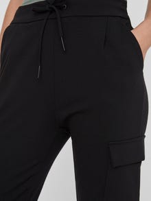 Vero Moda VMEVA Mid waist Trousers -Black - 10235025