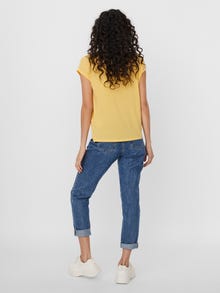 Vero Moda VMAVA T-shirt -Cornsilk - 10235286
