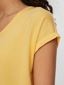 Vero Moda VMAVA T-shirt -Cornsilk - 10235286