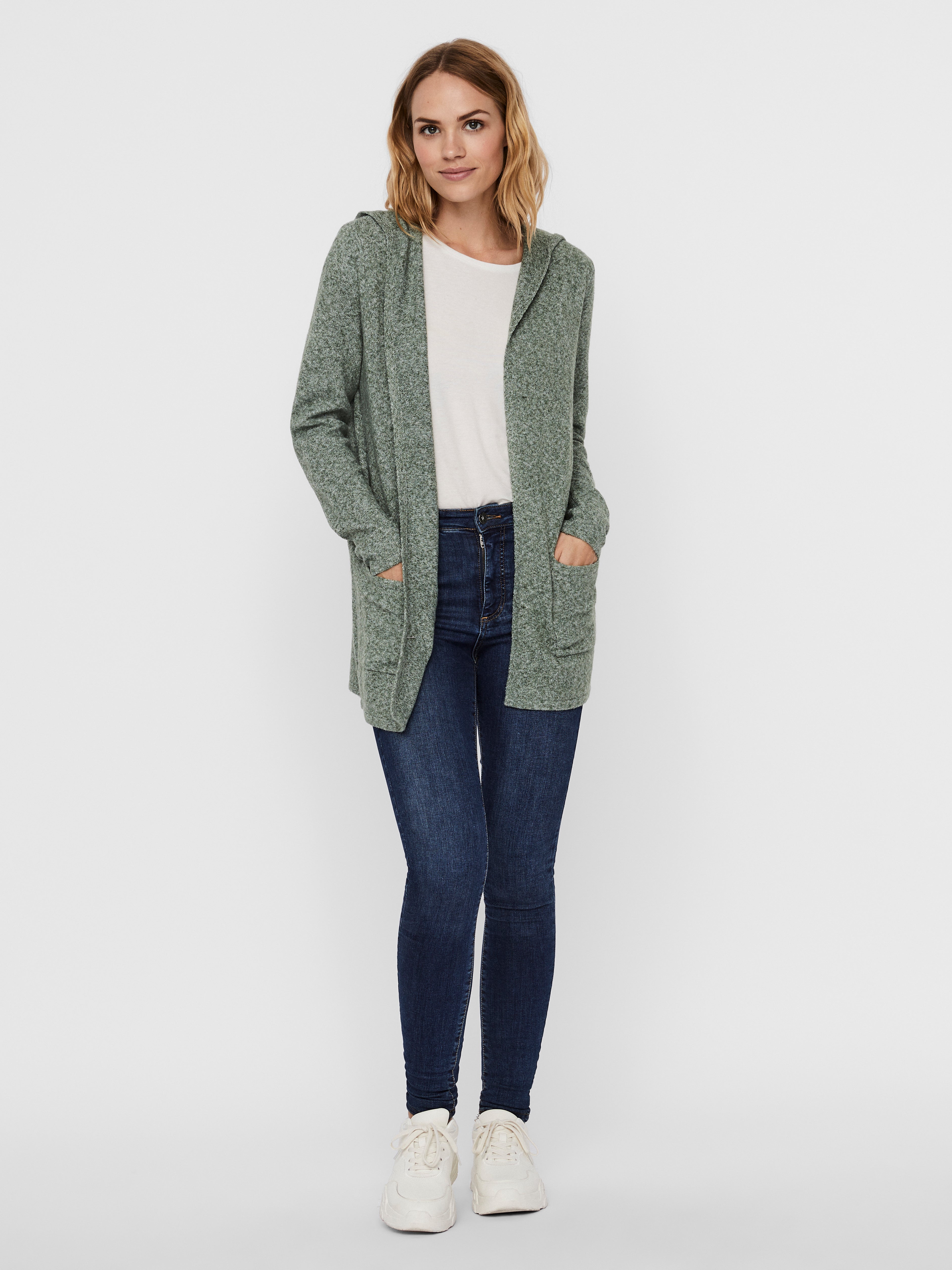 VERO MODA Dam Kofta VMDoffy - Golden Haze WHITE MELANGE