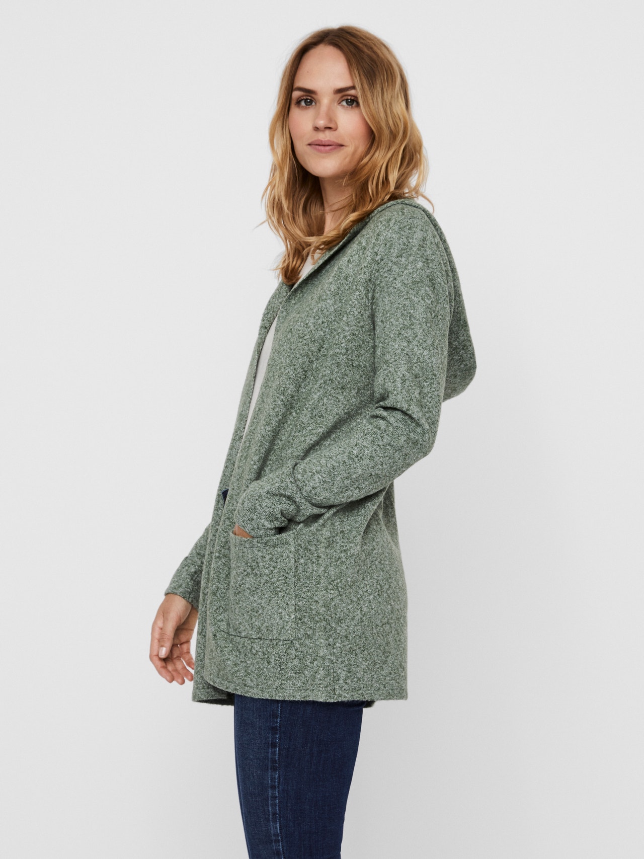 Cardigan PERLA lungo manica lunga kimono con tasche più inserti pizzo Cardigan PERLA lungo manica lunga kimono con tasche più inserti pizzo