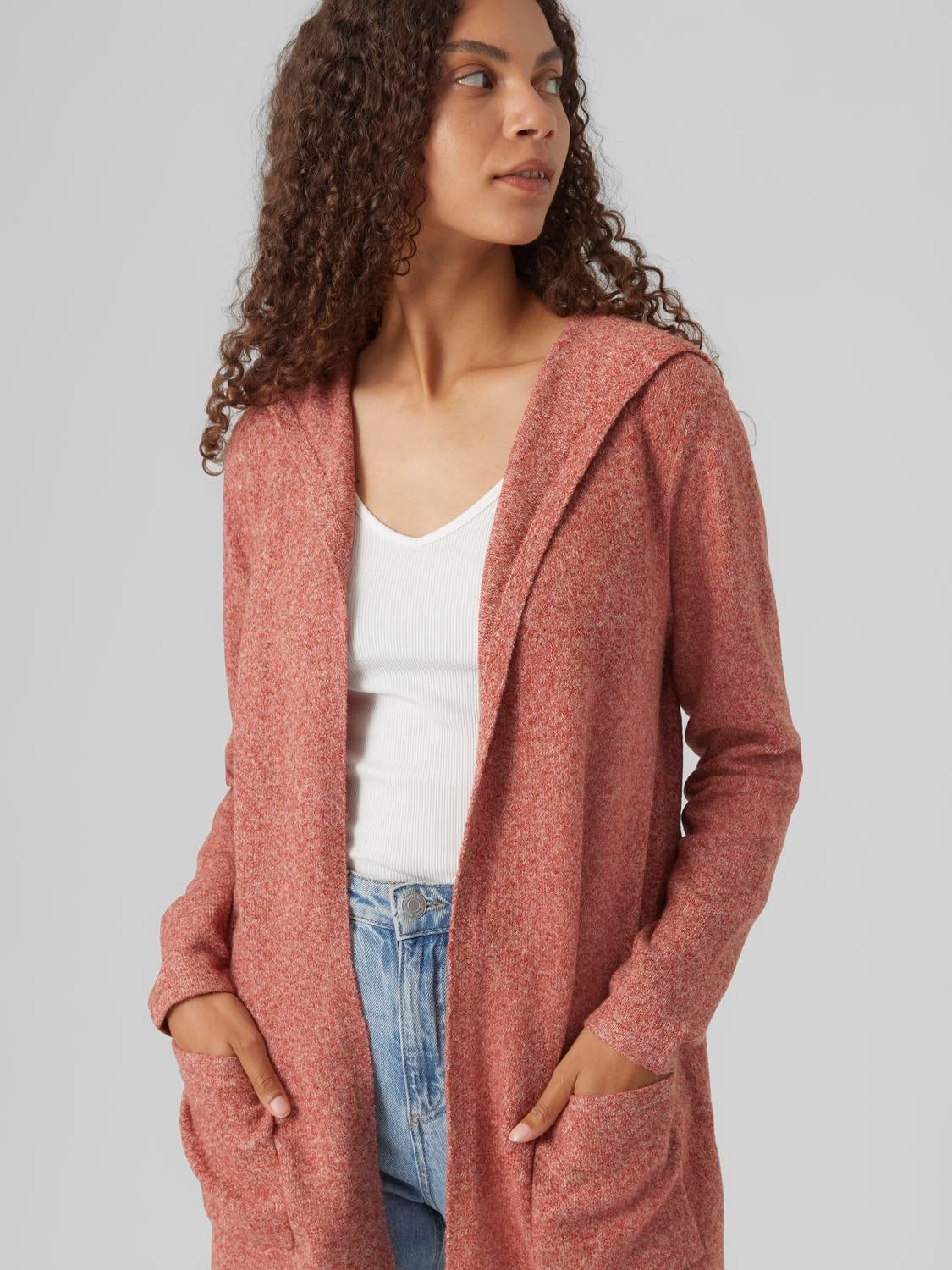 Dark clearance red cardigan