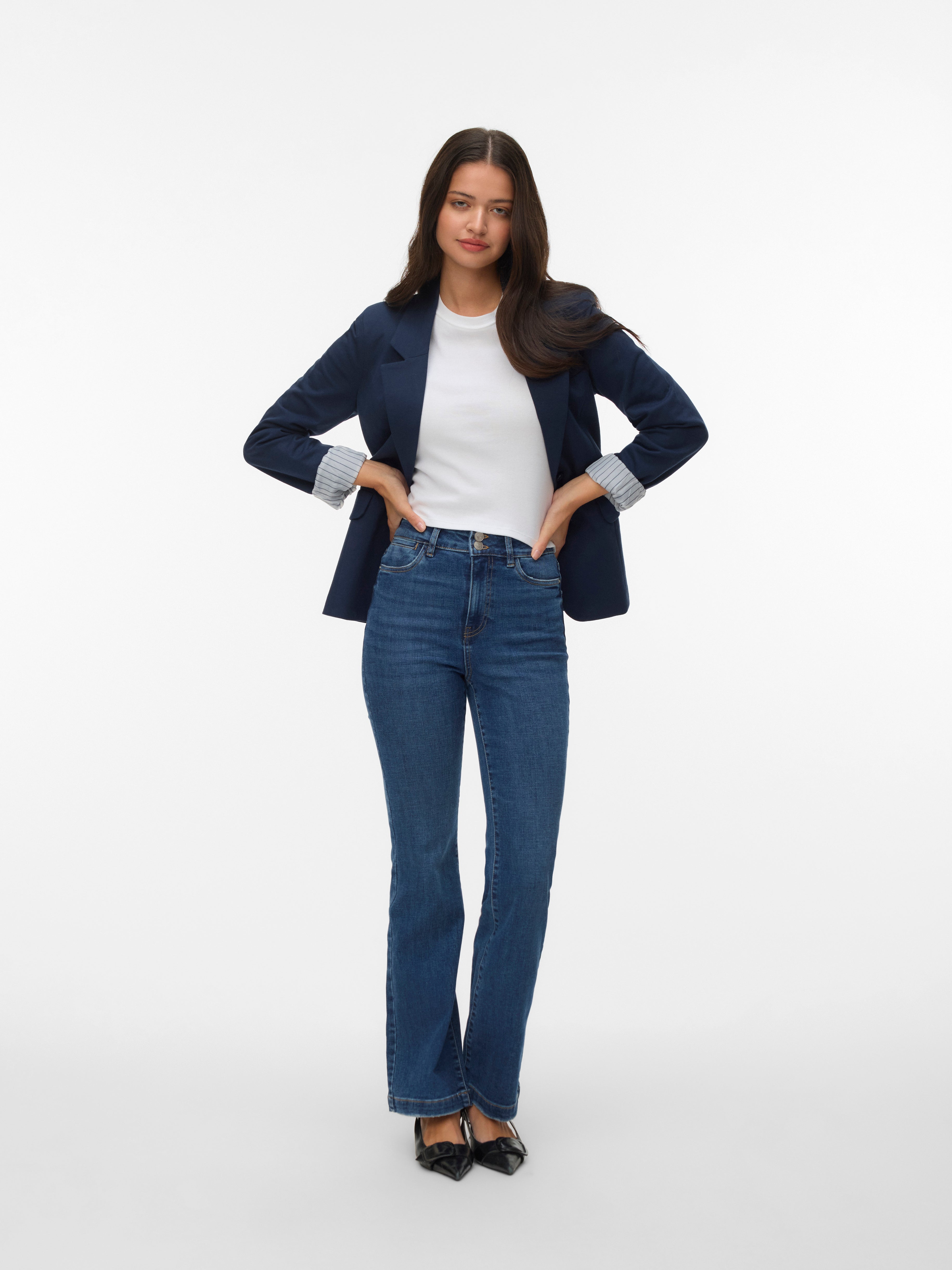 VMHARUKI Blazers | Bleu Foncé | Vero Moda VMHARUKI Blazers | Bleu Foncé | Vero Moda