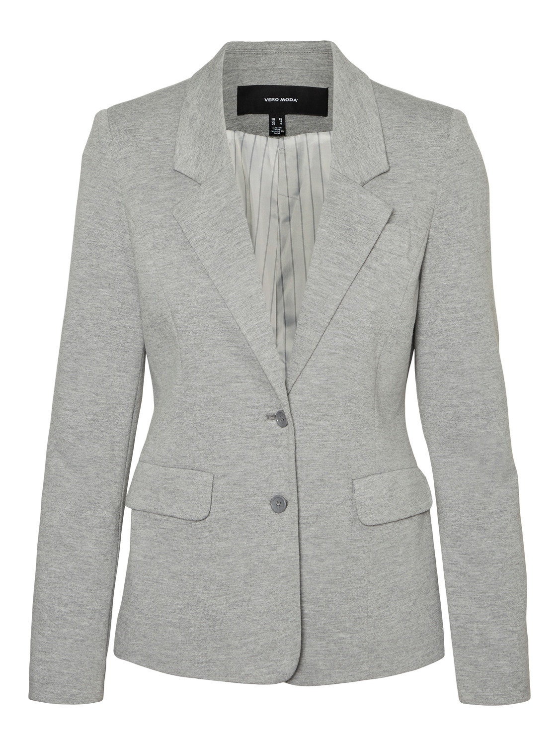 Vero Moda VMHARUKI Blazer -Medium Grey Melange - 10235973