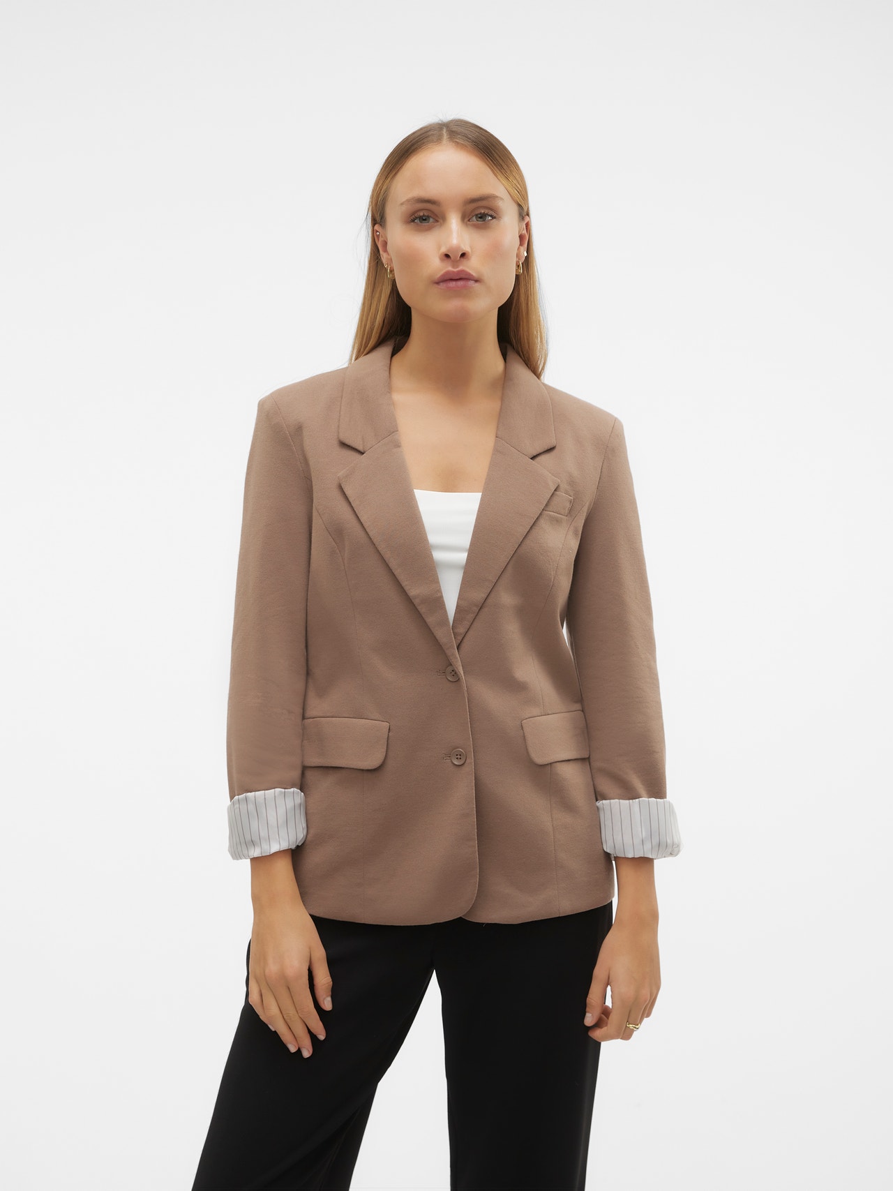 Vero Moda VMHARUKI Blazer -Brown Lentil - 10235973