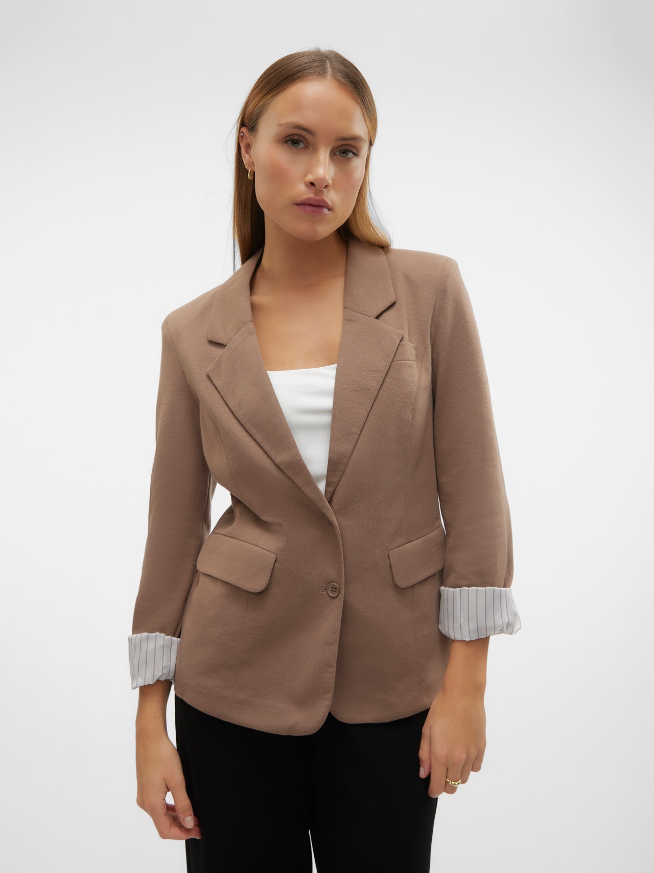 Vero Moda VMHARUKI Blazer -Brown Lentil - 10235973