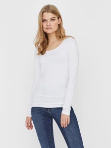 Vero Moda VMMAXI T-skjorte -Bright White - 10236178