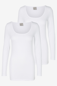 Vero Moda VMMAXI 2-Pack T-shirt -Bright White - 10236178
