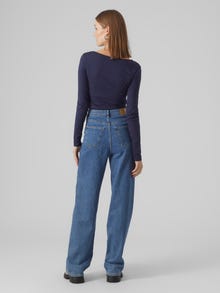 Vero Moda VMMAXI 2-Pack Camisetas -Black Iris - 10236178