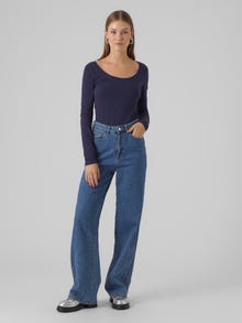 Vero Moda VMMAXI 2-Pack T-shirts -Black Iris - 10236178