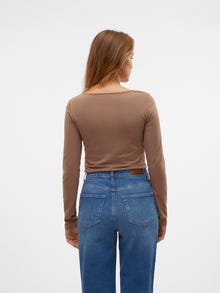 Vero Moda VMMAXI 2-Pack T-shirt -Brown Lentil - 10236178