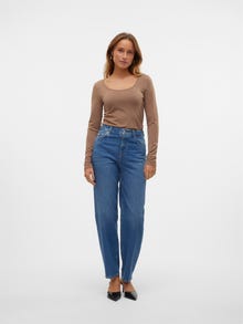 Vero Moda VMMAXI 2-Pack T-shirt -Brown Lentil - 10236178