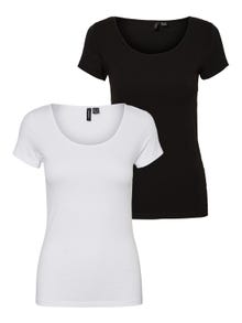 Vero Moda VMMAXI T-skjorte -Bright White - 10236179
