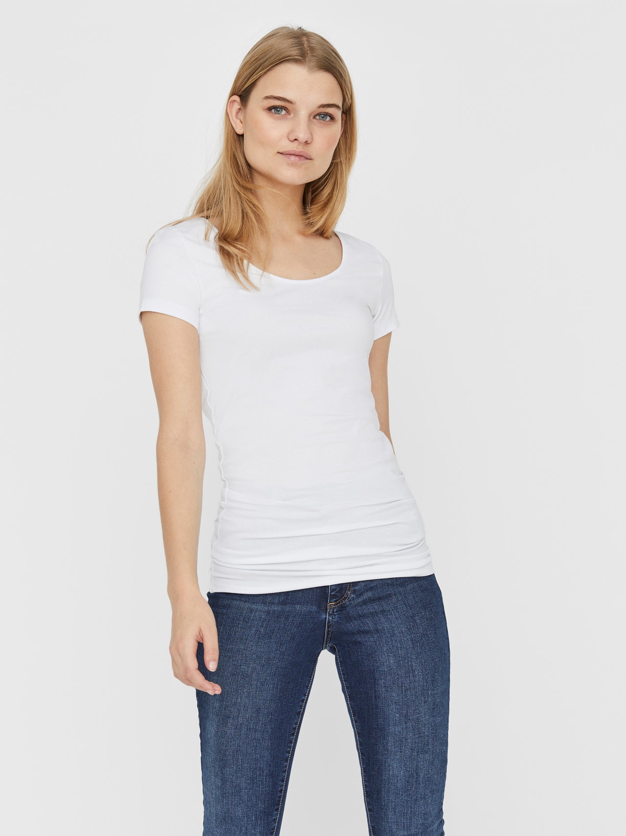 Vero Moda VMMAXI T-skjorte -Bright White - 10236180