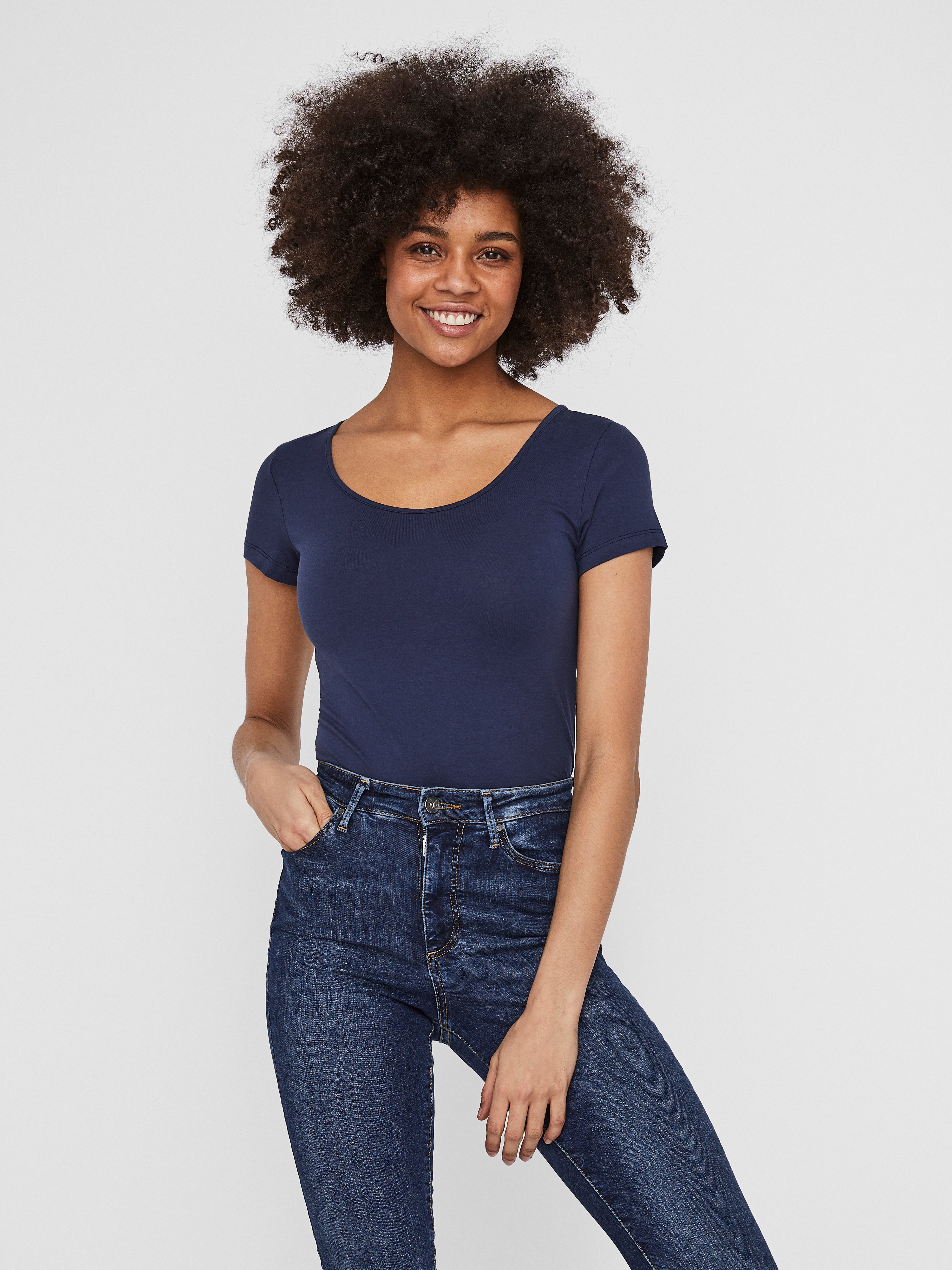 VERO MODA Top 'VMEsra' in Bianco | ABOUT YOU