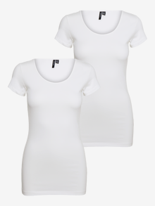 Vero Moda VMMAXI Marškinėliai -Bright White - 10236180