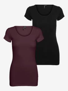 Vero Moda VMMAXI Marškinėliai -Black - 10236180