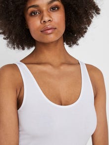 Vero Moda VMMAXI 2-Pack Tanktop -Bright White - 10236181