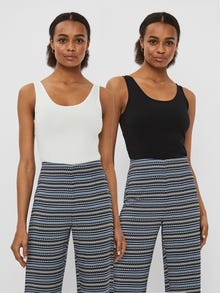 Vero Moda VMMAXI 2-Pack Tank-Top -Snow White - 10236181