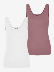 Vero Moda VMMAXI 2-Pack Débardeurs -Nostalgia Rose - 10236181