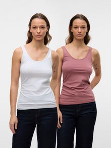Vero Moda VMMAXI 2-Pack Débardeurs -Nostalgia Rose - 10236181