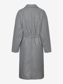Vero Moda VMFORTUNE Coat -Light Grey Melange - 10236466