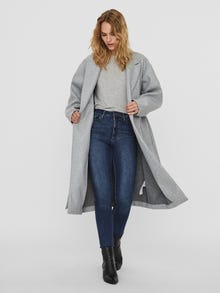 Vero Moda VMFORTUNE Coat -Light Grey Melange - 10236466